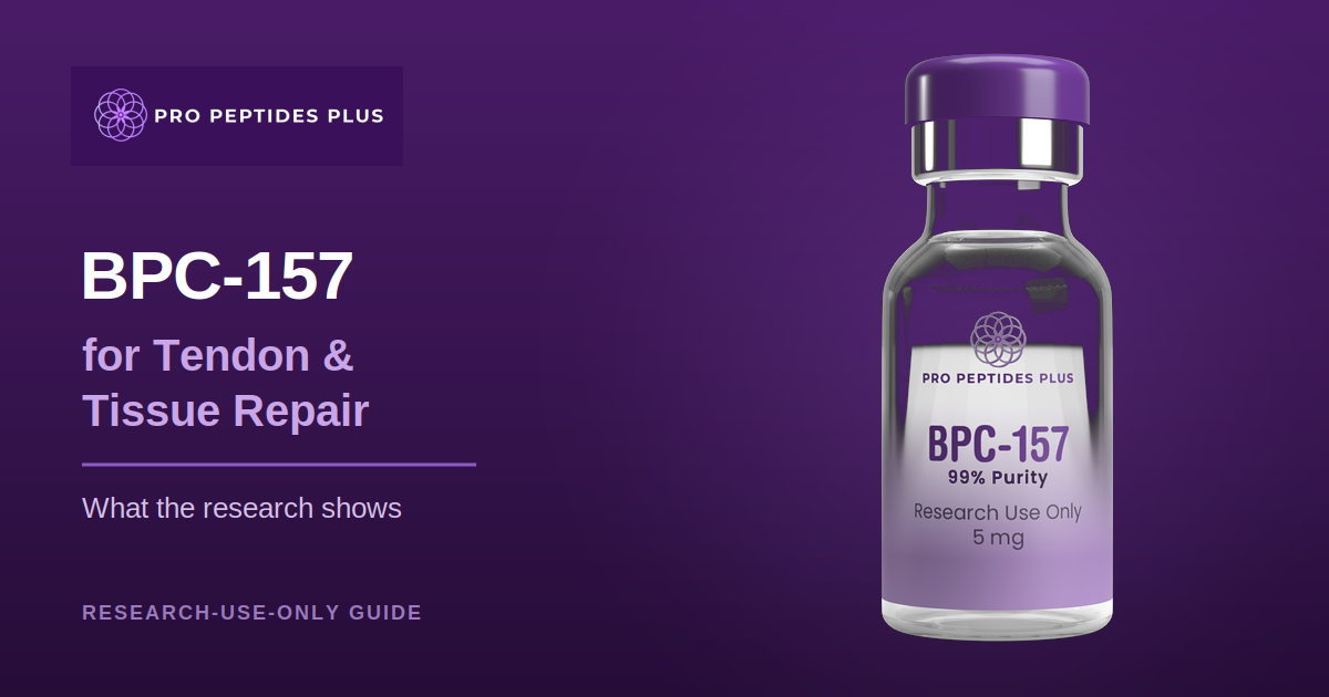 bpc 157 tendon BPC-157 Tendon Repair: What the Research Shows