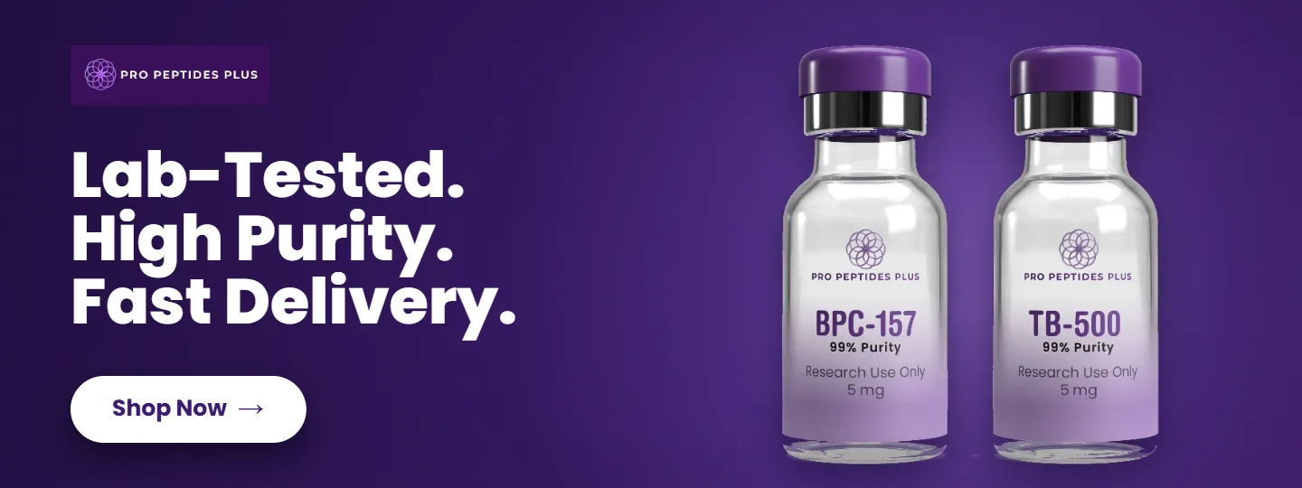 Pro Peptides Plus — lab-tested, 99% purity, HPLC-verified research peptides with fast UK delivery. Shop now.